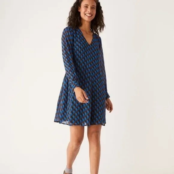 BNWOT Frank & Oak holiday party mini dress, chiffon - Picture 5 of 7